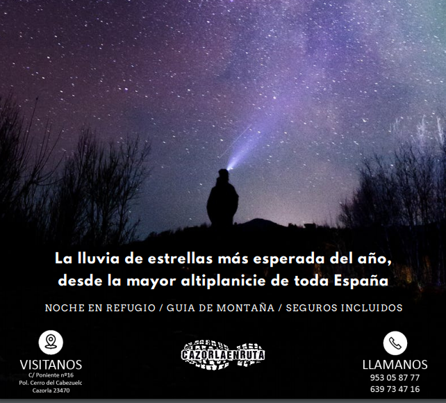 Perseidas por Cazorla